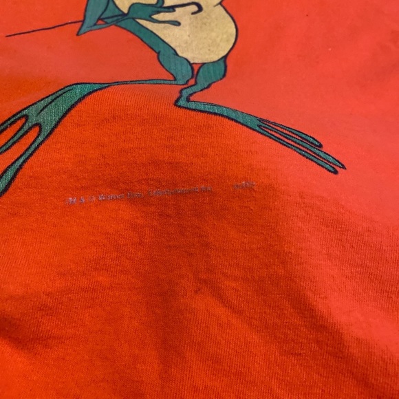 Vintage 1990s Warner Bros Michigan J Frog T-Shirt Size XL - Picture 2 of 4